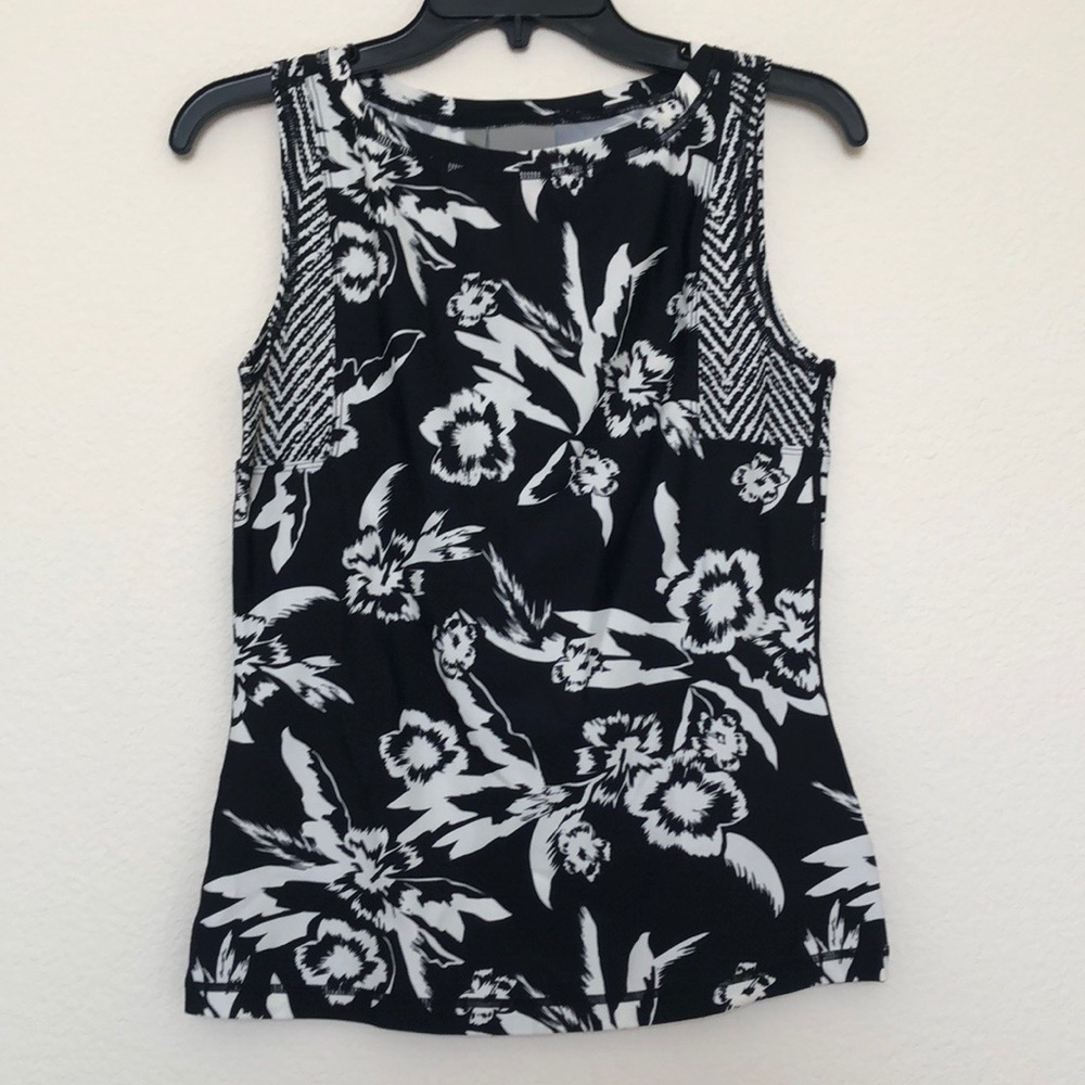 Athleta Flower Tank Top
